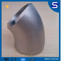 По asme/ANSI и Б16.9 приклад сваренная нержавеющей сталью штуцер трубы локтя 45 градусов